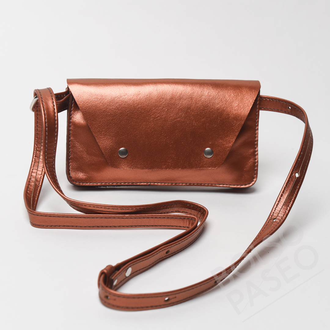 ANI-COBRE Bandolera de cuero ANI
